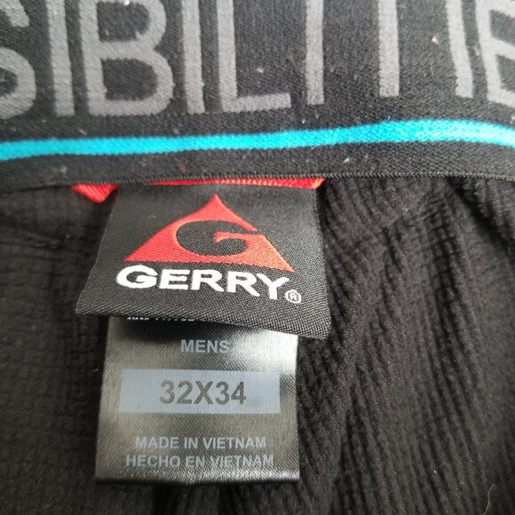 Gerry Hiking Pants 32x34 Black Fleece Lined Outdoor Performance Stretch - Picture 7 of 13